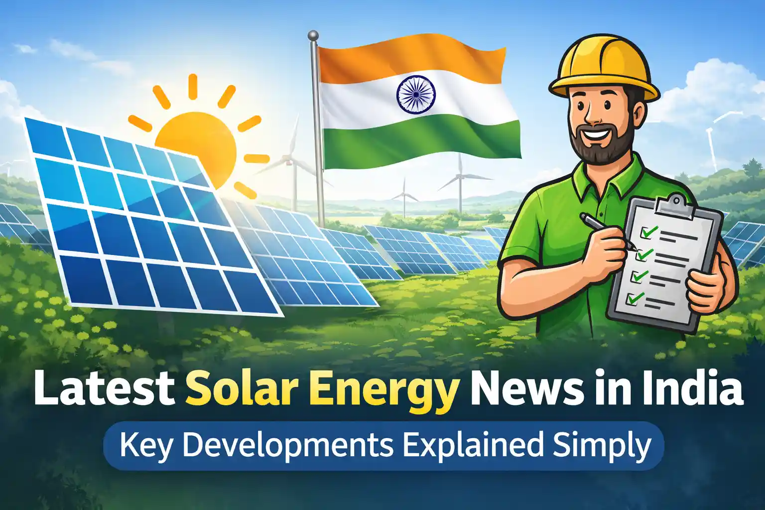 Latest Solar Energy News in India Key Developments Explained Simply